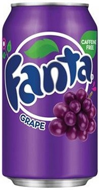 Fanta Grape, 12 oz can